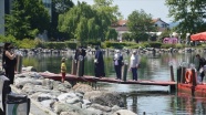 Turistler Sapanca'da güzel havanın tadını çıkardı