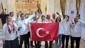 Türk aşçı ve pastacılar Lübnan'da ödülle döndü