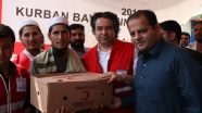 Türk Kızılayından Pakistan'da kurban yardımı