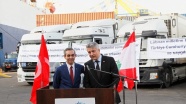 Türkiye’den Lübnan’a 70 tonluk gıda yardımı