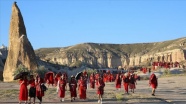 Türkiye tatili ile ödüllendirilen Çinli kadınlar Kapadokya'da