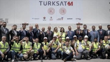 Türksat 6A'yı fırlatma için ABD'ye uğurlama töreni düzenlendi