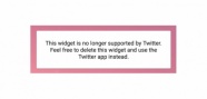 Twitter Widget özelliğini kaldırdı!