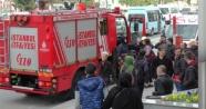 Üsküdar'da AVM'de meydana gelen yangın paniğe neden oldu