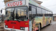 Üsküp'te 'otobüslü Kudüs protestosu'