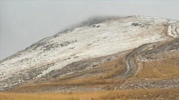 Van'ın yüksek kesimlerine kar yağdı