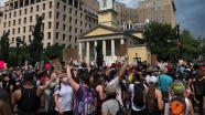 Washington DC'de binlerce kişilik Floyd protestosu