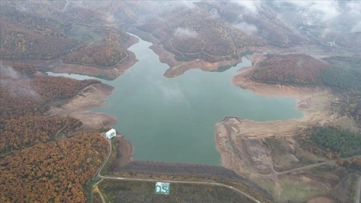 Yalova'nın içme suyu kaynağı Gökçe Barajı'nda su seviyesi yüzde 20'lere düştü