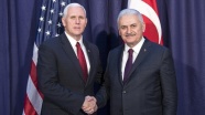 Yıldırım, Pence ile görüşmesinde 'güvenli bölge' konusunu vurguladı