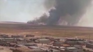 YPG/PKK işgalindeki bölgelerde yangın tehdidi sürüyor