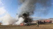 Yüksekova Selahaddin Eyyubi Havalimanı&#039;nda yangın tatbikatı