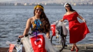 Yurdun birçok bölgesinde &#039;Süslü Kadınlar Bisiklet Turu&#039; düzenlendi