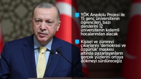 Cumhurbaşkanı Erdoğan: Üniversitelerimiz farklı değerler üretir hale gelerek birbirinin kopyası olmaktan çıkmıştır