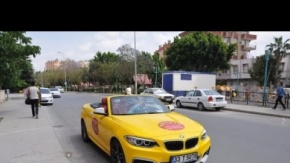 250 Bin Liralık &quot;BMW Cabrio”yu &quot;Sosyete Taksi”ye çevirdi...