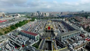 Büyük İstanbul Otogarı havadan görüntülendi