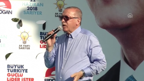 Cumhurbaşkanı Erdoğan: 53 Kürt kardeşimi maalesef öldüren veya öldürmeye neden olan bir kişi bu ülkede Cumhurbaşkanı adayı olmamalı, olamaz