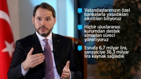 Bakan Albayrak: &quot;Temel ihtiyaçları için 2,1 milyon vatandaşımıza 12,1 milyar liralık kaynak tahsis edildi&quot;