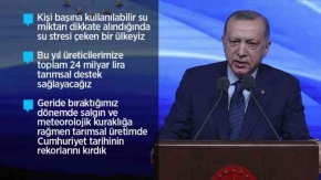 Cumhurbaşkanı Erdoğan: Suyumuzu korumakla vatanımızı korumak arasında hiçbir fark yoktur