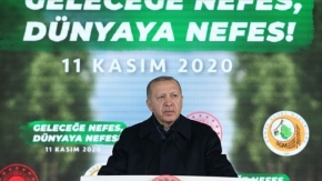 Cumhurbaşkanı Erdoğan: Hedefimiz 2023 yılı sonuna kadar 7 milyar fidanın toprakla buluşmasını sağlamak