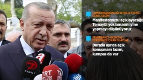 Cumhurbaşkanı Erdoğan: Kampanya başladı, manifestomuzu açıklayacağız