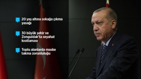 Cumhurbaşkanı Erdoğan koronavirüsle mücadelede yeni tedbirleri açıkladı