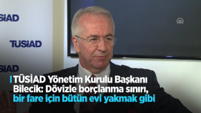 TÜSİAD Yönetim Kurulu Başkanı Bilecik: Dövizle borçlanma sınırı, bir fare için bütün evi yakmak gibi