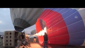 Kapadokya&#039;da balon turları tekrar başladı