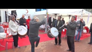 Trakya havalarıyla oynayıp kan bağışladılar